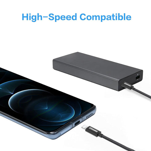 COSOOS 2 Short USB-C to iPhone Cables (10in/26cm) Fast Charging Syncing Cable for iPhone 14 Pro Max, 14 Plus, 14