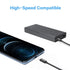 COSOOS 2 Short USB-C to iPhone Cables (10in/26cm) Fast Charging Syncing Cable for iPhone 14 Pro Max, 14 Plus, 14