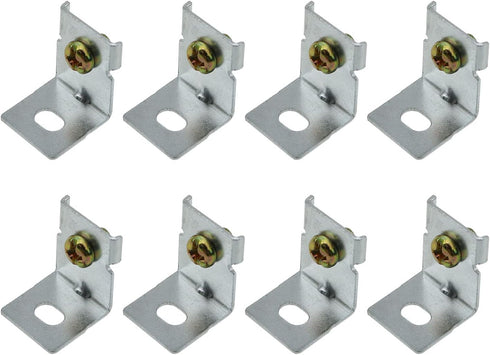 MEETOOT 8pcs MHS012 Power Supply Fixing Bracket Power Installation Accessories Switching Power Supply