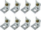 MEETOOT 8pcs MHS012 Power Supply Fixing Bracket Power Installation Accessories Switching Power Supply