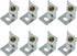 MEETOOT 8pcs MHS012 Power Supply Fixing Bracket Power Installation Accessories Switching Power Supply