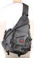 Backpack Large Sling Bag Laptop Cross Body Messenger Bag Shoulder Travel Rucksack (A-Black)