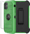 Shop iPhone 11 Heavy Duty Case with Belt Clip Holster & 2 Screen Protectors - Military Grade Rugged Protection (Green