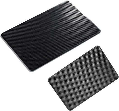2 Pack Car Dashboard Anti-Slip Rubber Pad Grip Mat, Non-Slip Nano PU Gel Grip Heavy Duty Storage Pads