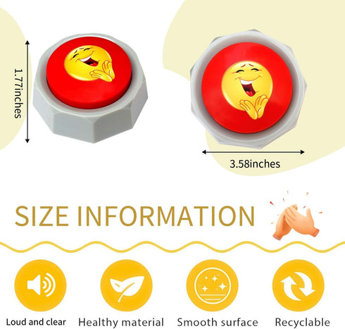 RIBOSY Applause Button - Button Applauds When Pressed for Extra Fun