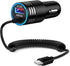 48W Super Fast Car Charger Type C for iPhone 16/16 Pro Max/16 Plus/15, Fast Charging Car Adapter with Built-in Coiled