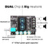 Bluetooth Amplifier Board, 100W+100W Peak Output Power, 2.0 Channel, BT 5.0 AMP Board for DIY Wireless Speakers