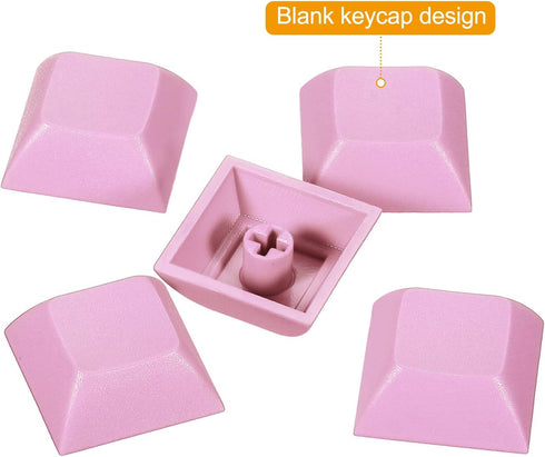 PATIKIL 1U Blank Keycaps - 10 Pack Universal PBT Keyboard Replacement Accessories for MX Mechanical Keyboards
