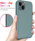 Diverbox Heavy Duty Case for iPhone 14, Shockproof, Tempered Glass Screen + Camera Lens Protector, Pine Green