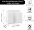 3 Pcs Wall Mount Phone Holder, Phone Stand for Bed, Wall Mounted Shower Phone Holder Remote Control Holder with Hooks, Self-Adhesive Universal Media Organizer Storage Box by HAIJSEVR