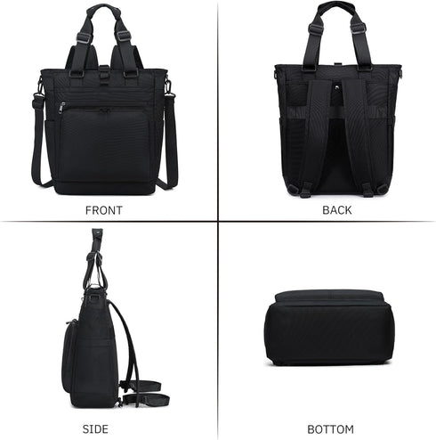 Backpack Backpack, 15.6" mygreen Tokyo Tote Messenger Convertible Tote Bag and Fits Laptop