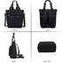 Backpack Backpack, 15.6" mygreen Tokyo Tote Messenger Convertible Tote Bag and Fits Laptop
