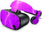 MightySkins Skin for Samsung Odyssey VR - Purple Lightning | Protective Vinyl Decal Wrap Cover | Easy to Change