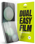 Samsung Galaxy Z Flip 5 Screen Protector - Ringke Dual Easy Film, 4-Layer Protection, HD Clear, Self-Healing, 2 Pack.