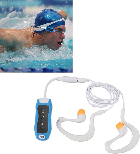LAISANIM IPX8 MP3 Swimming, 8GB (8GB) Player for Diving, Running - Portable Music Player with Earphone, Hydrodynamic
