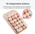 Lomiluskr 2.4G Accounting Wireless Numeric Keypad with USB Receiver, Cute Colorful Round Keycaps, Portable Financial