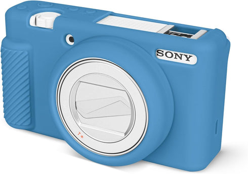 Rieibi ZV-1F Soft Silicone Protective Case for Sony ZV1F/ZV-1M2/ZV-1 Mark II Vlog Camera, Lightweight Case - Blue