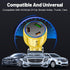 3-Port 90W USB C Car Charger, PD30W & QC3.0 Fast Charger Adapter for iPhone/Android/Samsung/iPad (Yellow)