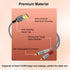 USB to RCA Audio Cable, 16FT USB to 2RCA Male Stereo Y Splitter Adapter for Laptop, PS4, Home Theater
