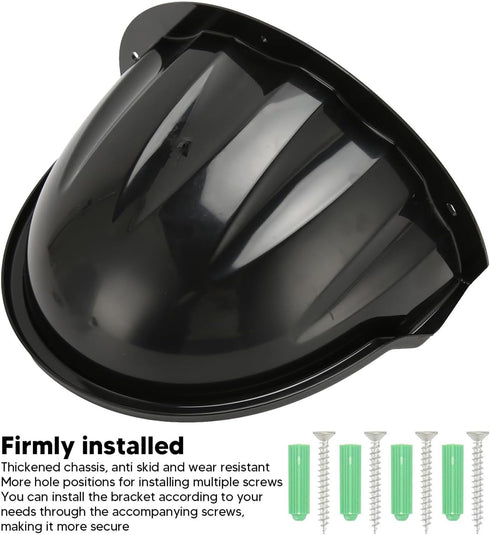 Universal Security Camera Sun Rain Cover Shield, Weatherproof Protective Roof for Dome/Bullet Outdoor Cameras, Black,
