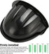 Universal Security Camera Sun Rain Cover Shield, Weatherproof Protective Roof for Dome/Bullet Outdoor Cameras, Black,