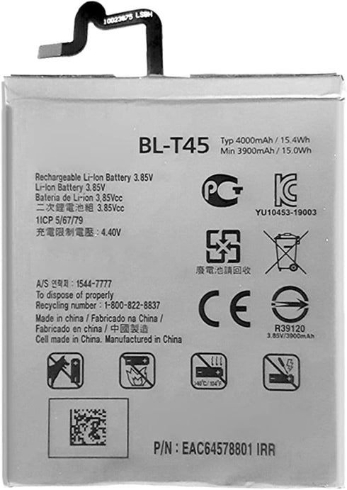 LG K51 Battery Replacement BL-T45 - Includes Free Toolkit Adhesive for LMK500MM LM-K500UM3 K50S LM-X540ZMW