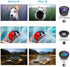 Phone Camera Lens, 6 in 1 Clip on Lens Kit with Fisheye, Macro, Wide Angle, Zoom, Polarization, and Starlight Lenses