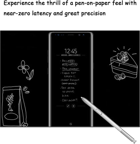 Silvery Note 8 S Pen for Samsung Galaxy Note 8 Replacement, Stylus Touch S-Pen for Galaxy Note8 SM-N950U N950U1 N950F