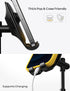 Lamicall Adjustable Cell Phone Stand, Height Angle Mobile Holder for Desk, Compatible with iPhone 14 Plus, 13, Pro, Pro