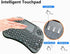 Mini Wireless Keyboard with Touchpad Mouse, 2.4GHz RGB LED Backlit Handheld Remote Control for PC