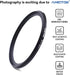 62mm Lens to 58mm Camera Lens Adapter,62mm to 58mm Filter Step up Ring Adapter Ring,Compatible All 58mm Filter Accessory