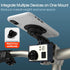 Quick-Release Mountain Bike Phone Mount, Out-Front Aluminum Holder for 4.7-7.0" Smartphones and iPhone