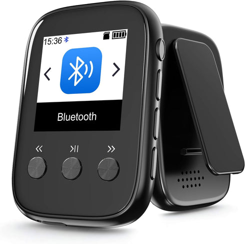 tokemisc 64GB Clip Mp3 Player with Bluetooth 5.3,Portable Mp3 Player Good for Sports