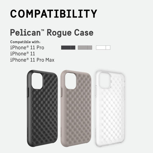 Pelican Rogue Phone Case for Apple iPhone 11 Pro Max (Black)