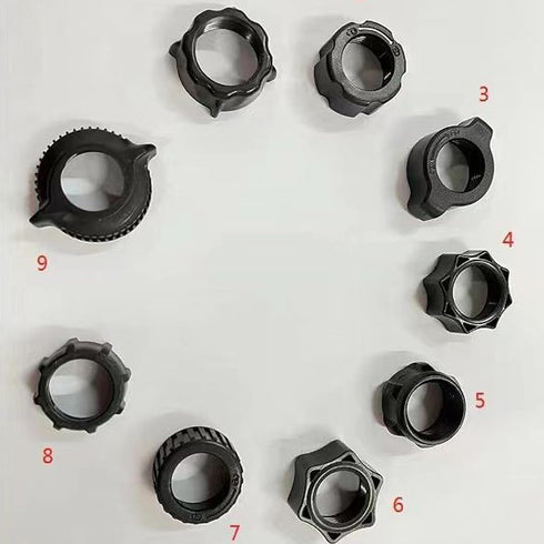 Generic 10 17mm Pcs Car Phone Mount Replacement Parts, Tightening Nut for Replacement Car Mount Screw-on Tightening Nut