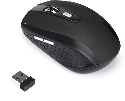 Generic 2.4GHz 6 2000 Wireless Mouse with Keys, DPI, USB Receiver, Cordless Computer Laptop Mouse Wireless Gaming