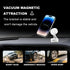 Sandfren Vacuum Suction Magnetic Car Phone Holder, Rotatable Foldable Vehicle Smartphone Mount for Windshield Smooth