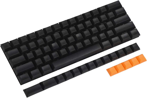 YMDK DSA Profile Blank Keyset, 61 64 68 ANSI Thick PBT Keycap Set for Cherry MX Mechanical Keyboards
