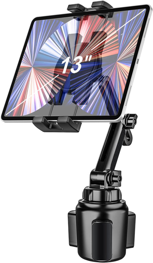 woleyi Cup Holder Car Tablet Mount, iPad Mount Holder for Car/Truck, 360 Rotation