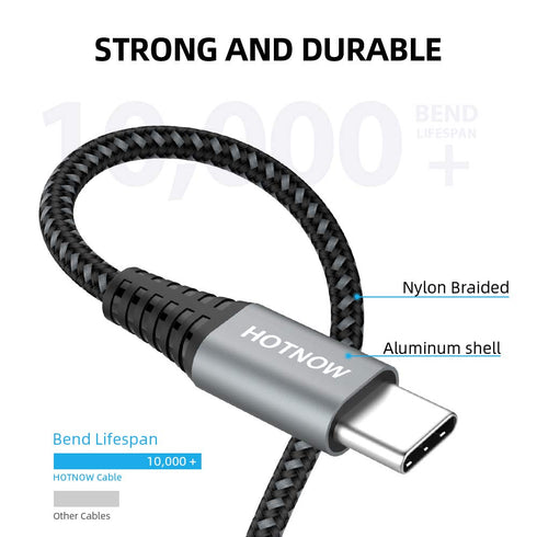 USB C to Micro USB Cable 1.5FT 2Pack, USB Type C to Micro USB Cords Fast Charging and Data sync
