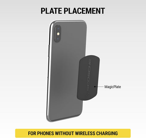 Scosche MagicMount MAGRKSRI Replacement Metal Plate Kit for Phone, Metal Plates for Magnetic Mount Cell Phone Holder