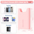 OUTXE 2 Pack Phone Holder for Bogg Bag, Silicone Cell Phone Accessories, White and Pink Insert for Simply Southern