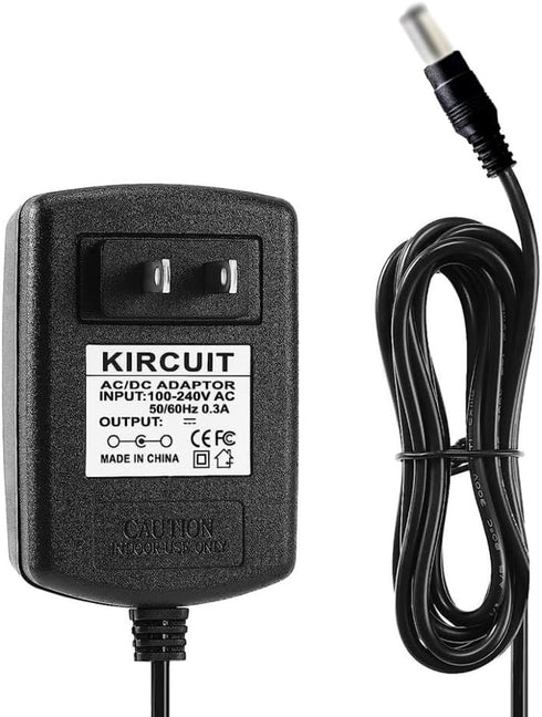 Kircuit 12V AC/DC Adapter Compatible with PVO YG300 Pro YG300Pro Mini Projector Kids