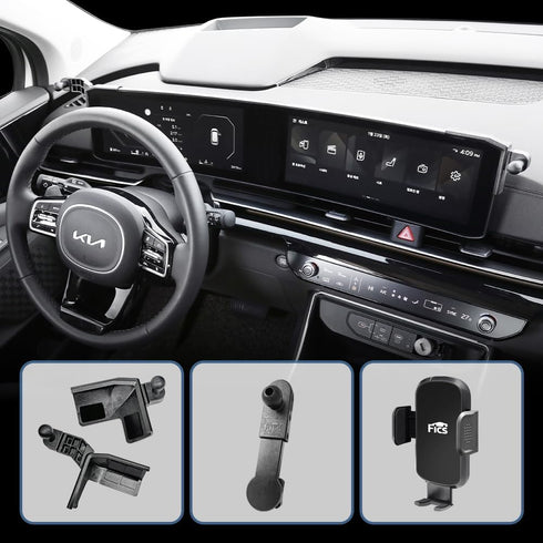 FICS Side Monitor Phone Holder for KIA Carnival 2025 (SX, SX Prestige Trim) Customized Phone Holder