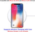 JAHOLAN Compatible iPhone X Case - Stylish Shiny Rose Gold Marble Design Clear Bumper Soft Rubber Cover