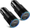Bangfun 40W USB C Car Charger, 2 Pack Dual 12V USB C Port Car Charger Cigarette Lighter Adapter PD 3.0 Fast Charge Type