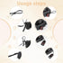 Zwxejcb Camera Strap Neck Shoulder Strap with Quick Release Buckles for DSLR SLR