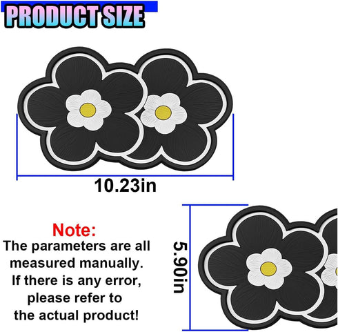 KPFILEH 10.23'' 5.90'' Car Dashboard Non Slip Mat, x PVC Washable Reusable Car Sticky Grip Pad, Multifunctional Vehicle
