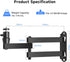 suptek 1/4", M4 M6 MA1330YT Universal Foldable Projector Wall Mount - Adjustable Bracket for Projectors, Compatible