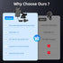 54W Bluetooth 5.3 FM Transmitter Car Adapter, 3-in-1, HiFi Bass Sound, Hands-Free Calling, Phone Holder